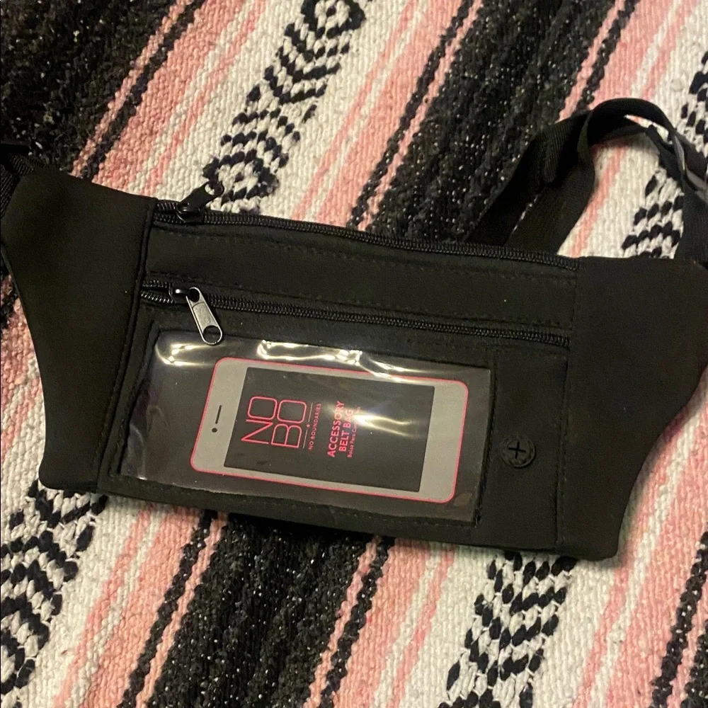 Black Smartphone Waist Bag